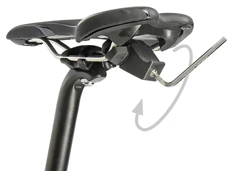 KLICKfix adaptér na sedlo Contour černý