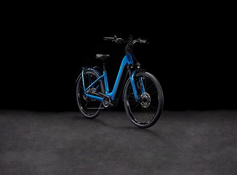 Cube Kathmandu Hybrid EX, easy entry - electricblue´n´chrome