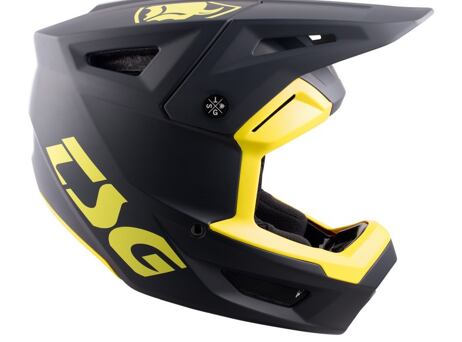 Přilba integrální TSG Sentinel Solid Color Satin Blue-Yellow, XL
