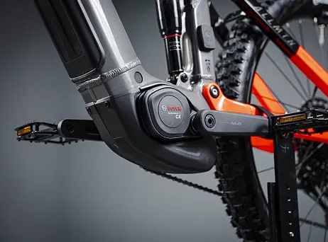 Haibike ALLMTN 4 - silver/red/black