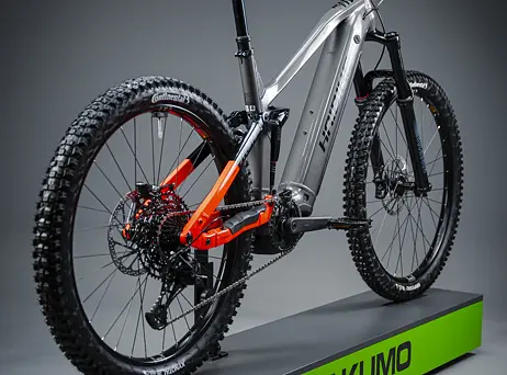 Haibike ALLMTN 4 - silver/red/black