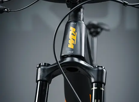 KTM Macina Scarp SX Elite - Flaming Black MT (Fresh Orange)