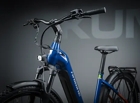 Haibike TREKKING 4 - Low - blue/orange/silver