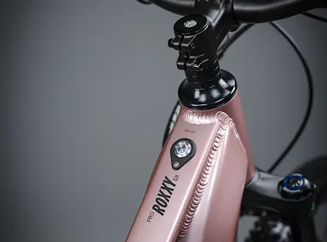 CTM Roxxy GX Pro - Matná černá starorůžová perleť